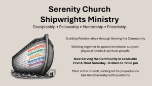 Shipwrights Announcement